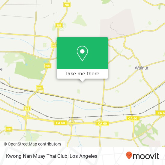 Kwong Nan Muay Thai Club map