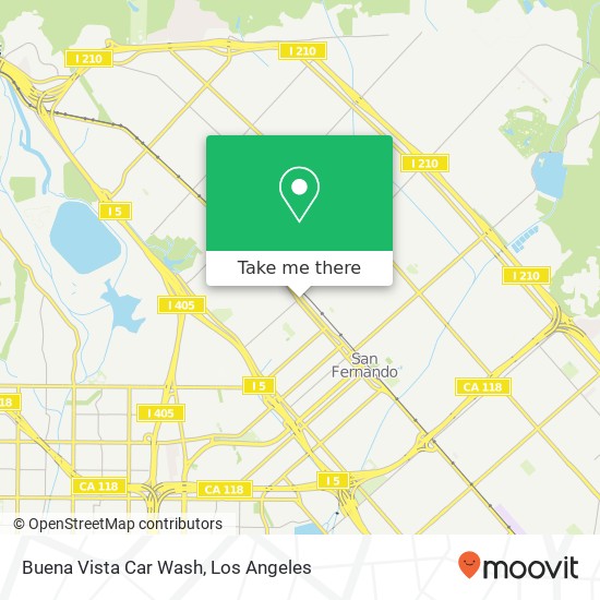 Buena Vista Car Wash map