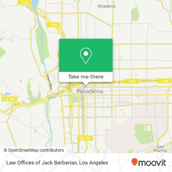Law Offices of Jack Berberian map