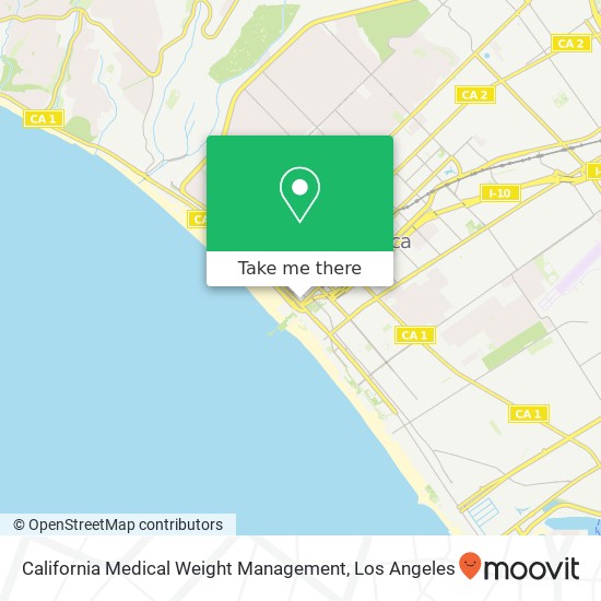 Mapa de California Medical Weight Management
