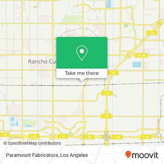 Paramount Fabricators map