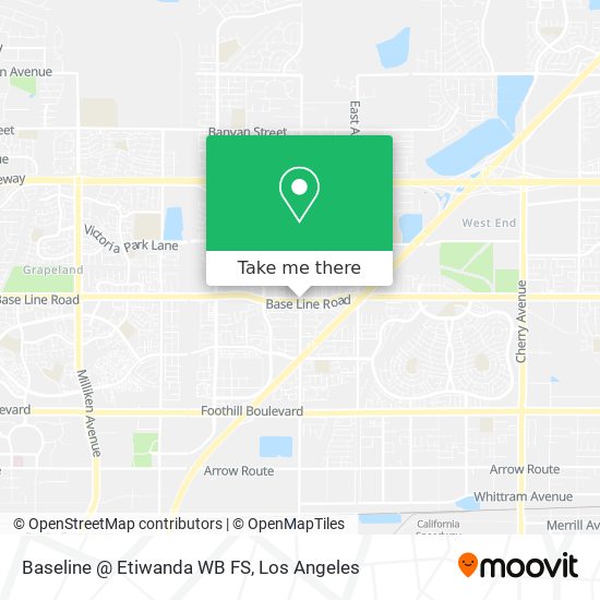 Mapa de Baseline @ Etiwanda WB FS