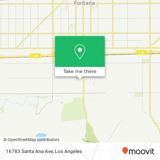 16783 Santa Ana Ave map