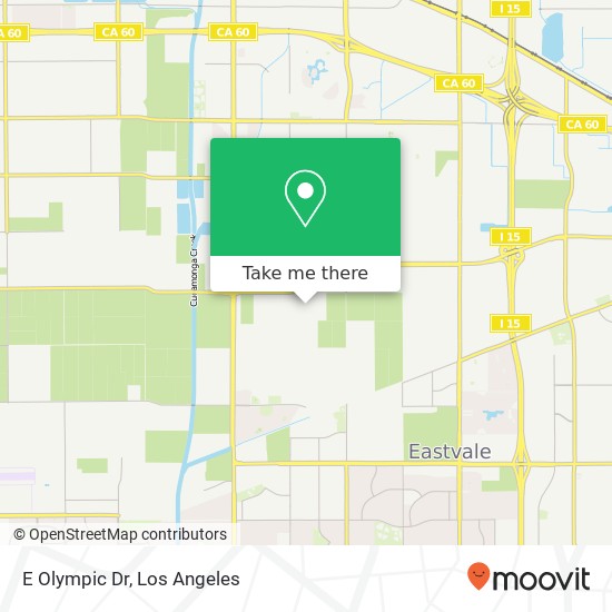 E Olympic Dr map