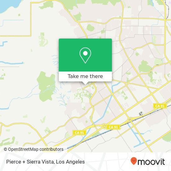 Pierce + Sierra Vista map