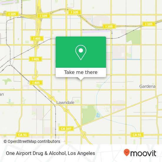 One Airport Drug & Alcohol map