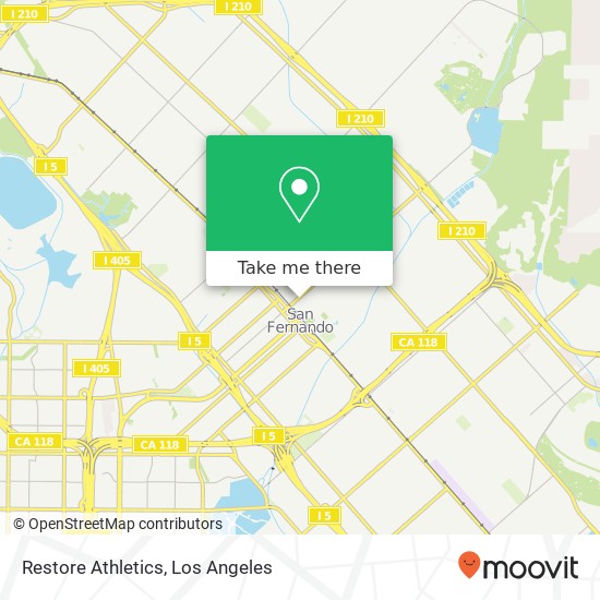 Restore Athletics map