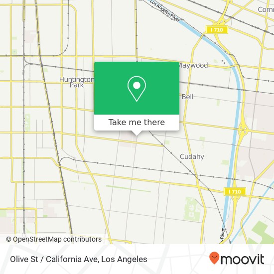 Mapa de Olive St / California Ave