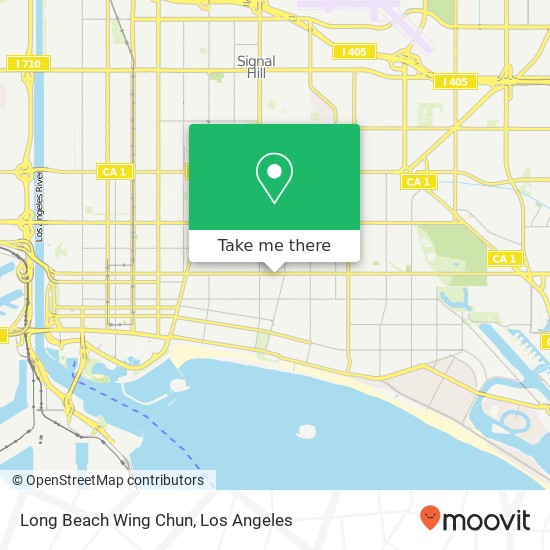 Long Beach Wing Chun map