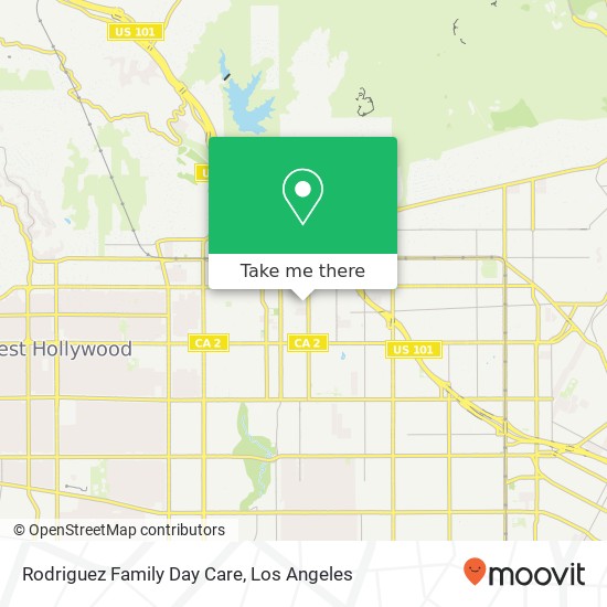 Mapa de Rodriguez Family Day Care