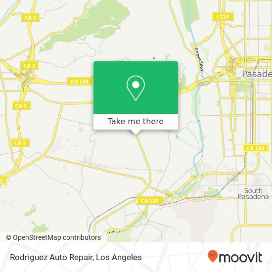 Mapa de Rodriguez Auto Repair