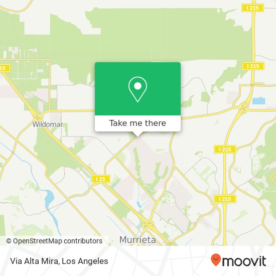 Via Alta Mira map