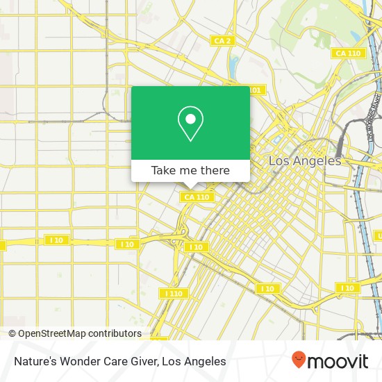 Nature's Wonder Care Giver map