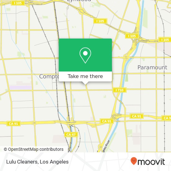 Lulu Cleaners map