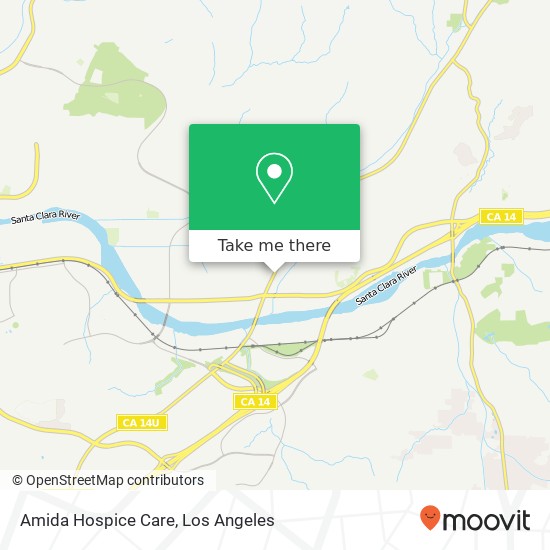 Amida Hospice Care map