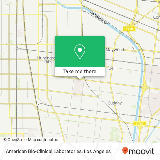 American Bio-Clinical Laboratories map