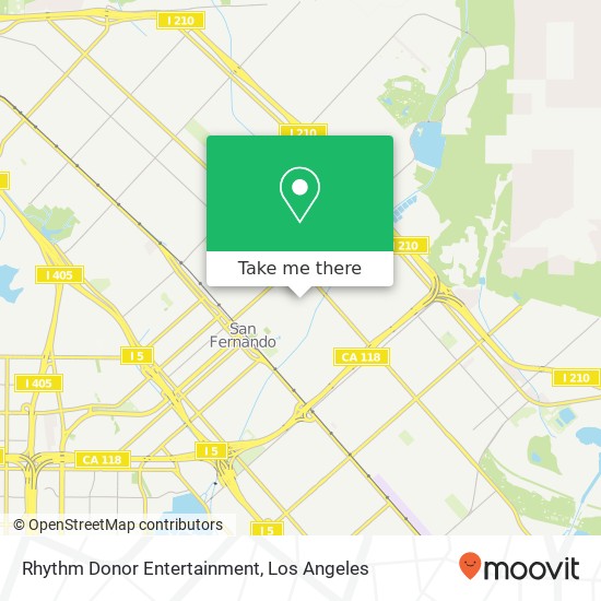 Mapa de Rhythm Donor Entertainment