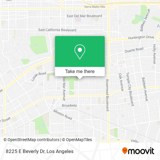 8225 E Beverly Dr map