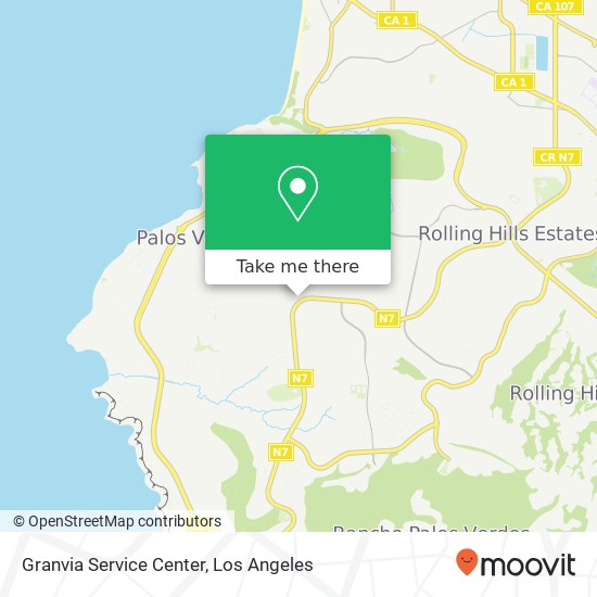 Granvia Service Center map