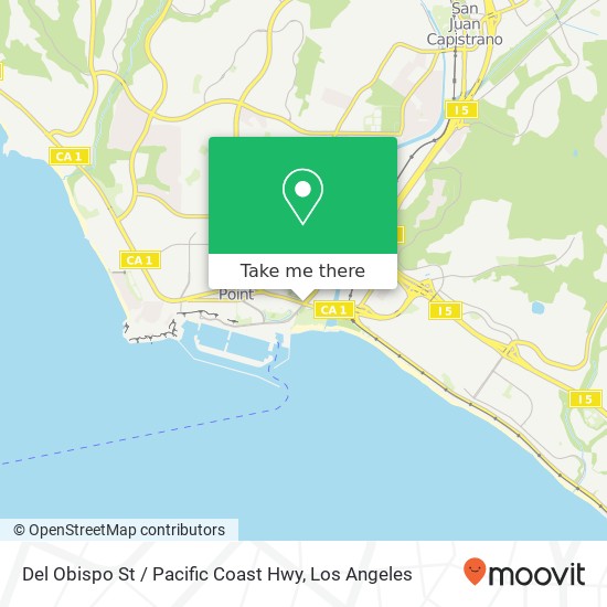 Mapa de Del Obispo St / Pacific Coast Hwy