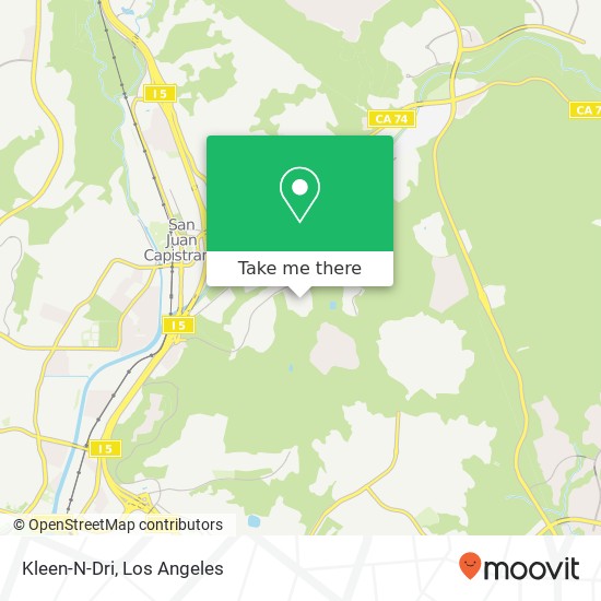 Kleen-N-Dri map