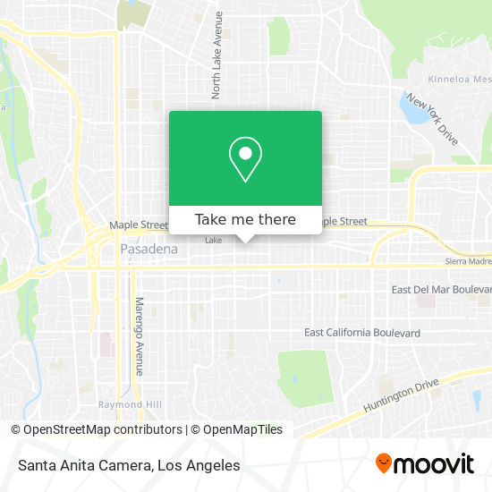 Mapa de Santa Anita Camera