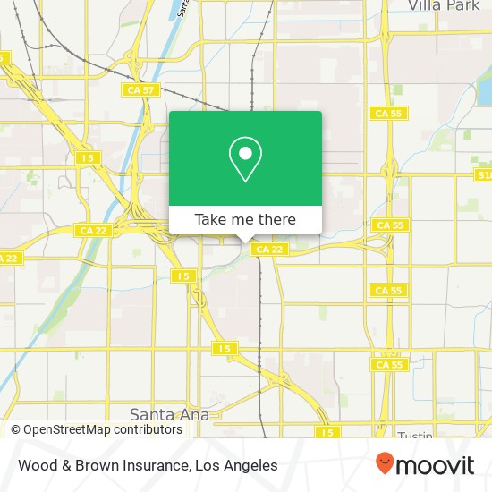 Mapa de Wood & Brown Insurance