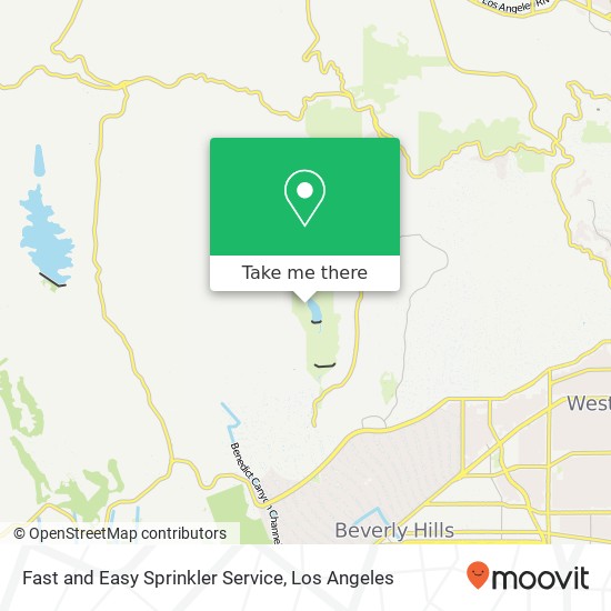 Fast and Easy Sprinkler Service map