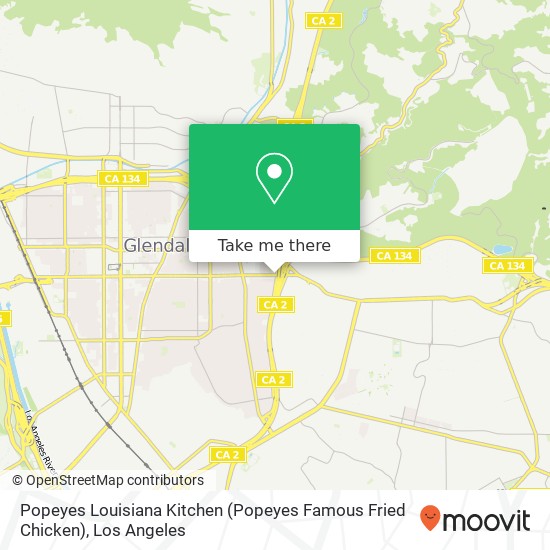 Popeyes Louisiana Kitchen (Popeyes Famous Fried Chicken) map