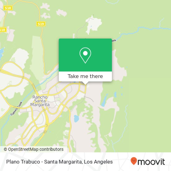 Plano Trabuco - Santa Margarita map