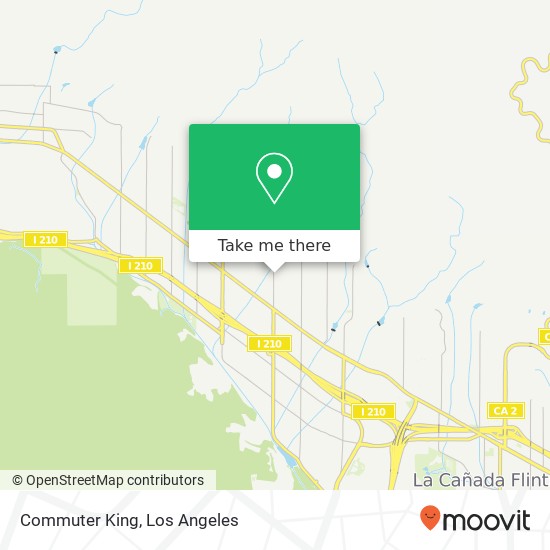 Commuter King map