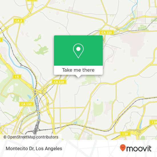 Montecito Dr map