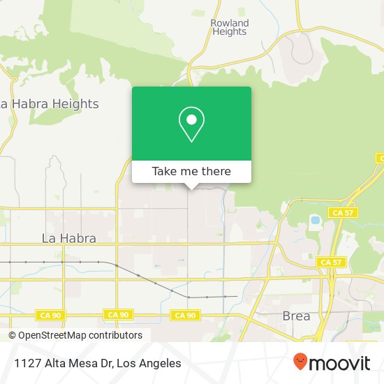 1127 Alta Mesa Dr map