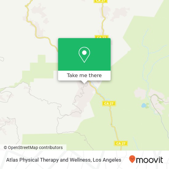 Mapa de Atlas Physical Therapy and Wellness