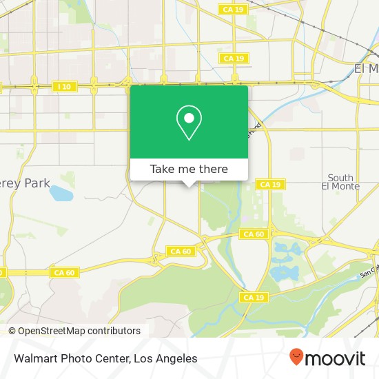 Mapa de Walmart Photo Center