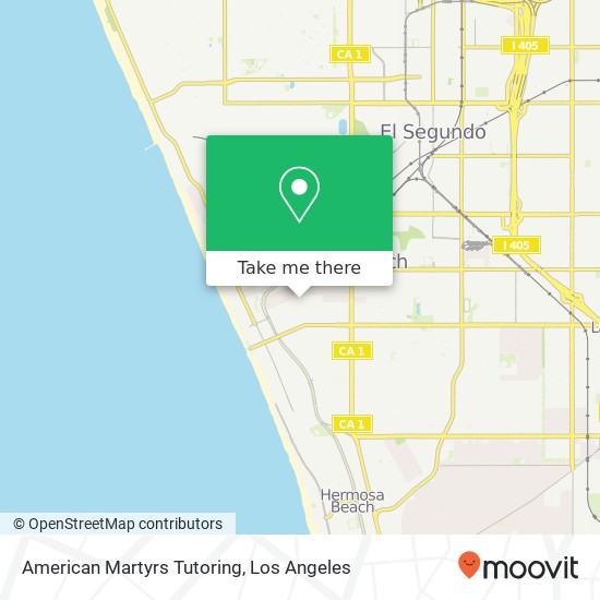 American Martyrs Tutoring map