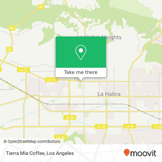 Tierra Mia Coffee map