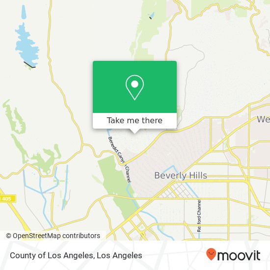Mapa de County of Los Angeles
