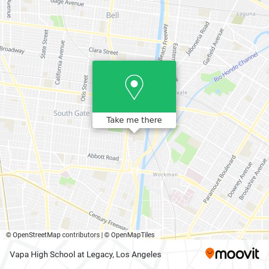 Vapa High School at Legacy map