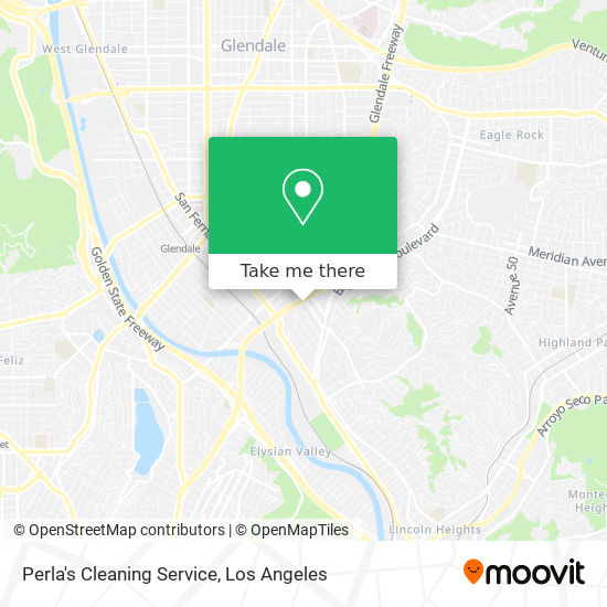 Perla's Cleaning Service map