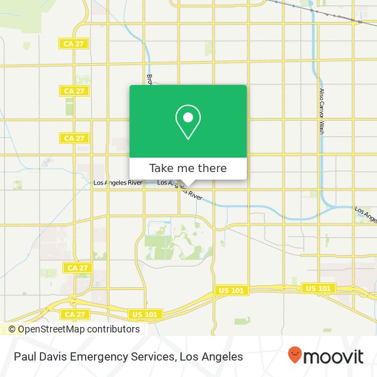 Paul Davis Emergency Services map