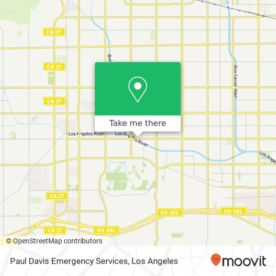 Mapa de Paul Davis Emergency Services