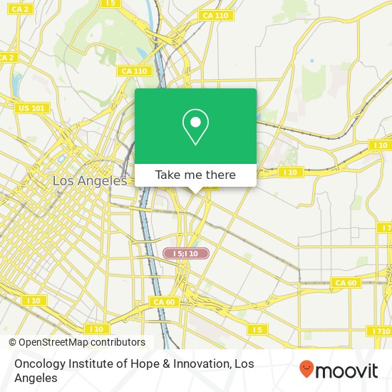 Oncology Institute of Hope & Innovation map