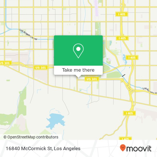 16840 McCormick St map