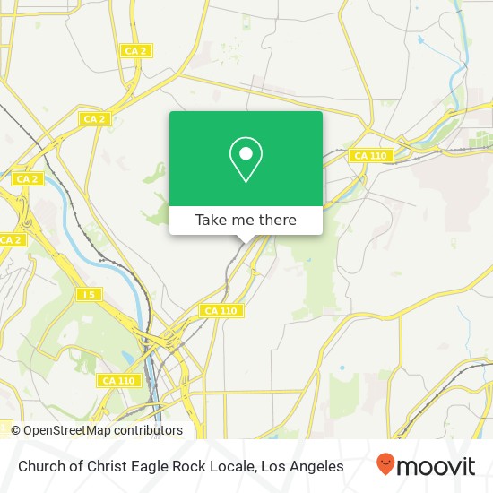 Church of Christ Eagle Rock Locale map