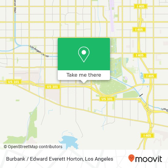 Burbank / Edward Everett Horton map
