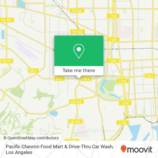 Pacific Chevron Food Mart & Drive-Thru Car Wash map