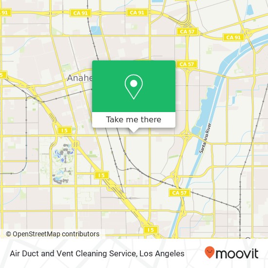 Air Duct and Vent Cleaning Service map