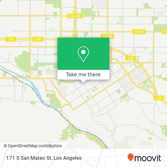 171 S San Mateo St map