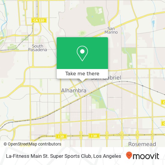 La-Fitness Main St. Super Sports Club map